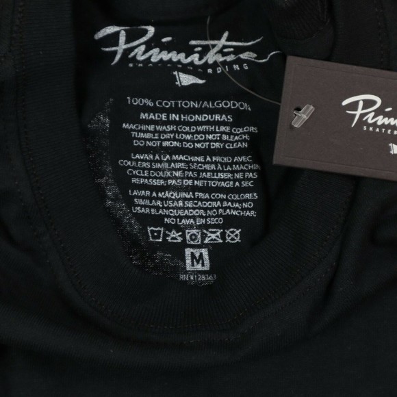primitive skateboarding t shirt medium size / long sleeve tee with graphic tee - Picture 5 of 5